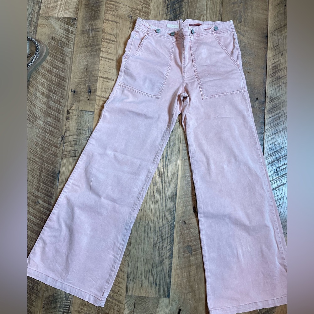 Anthropologie Pilcro Pink Boot Cut Pants